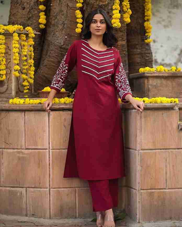 classy kurti & pant Set