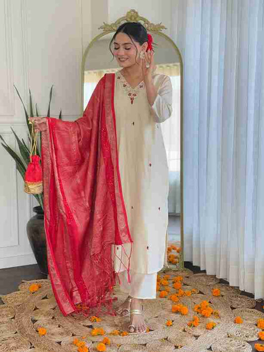 Roman silk suit set