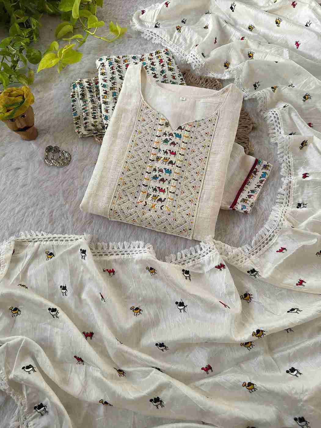 Cotton Kurti 3 pic Set